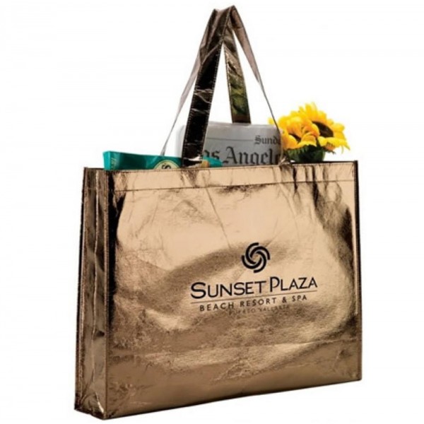 Lamineli Parlak Bez Çanta