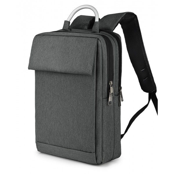 Metal Saplı Lüks Sırt Çantası Antrasit