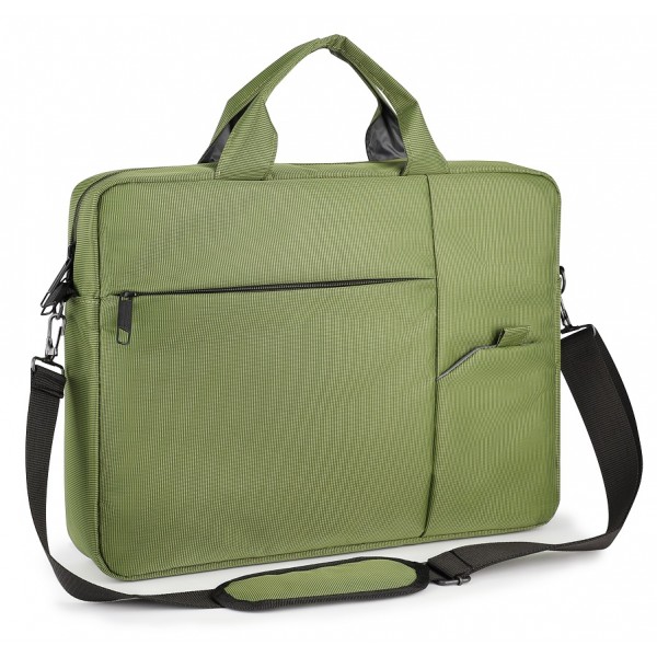 Laptop Bölmeli Evrak Çantası Yeşil