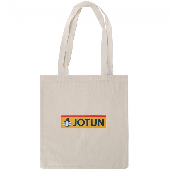 Ofset baskılı ham bez çanta körüksüz