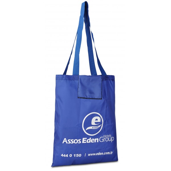 Paraşüt kumaş katlanır baskılı çanta