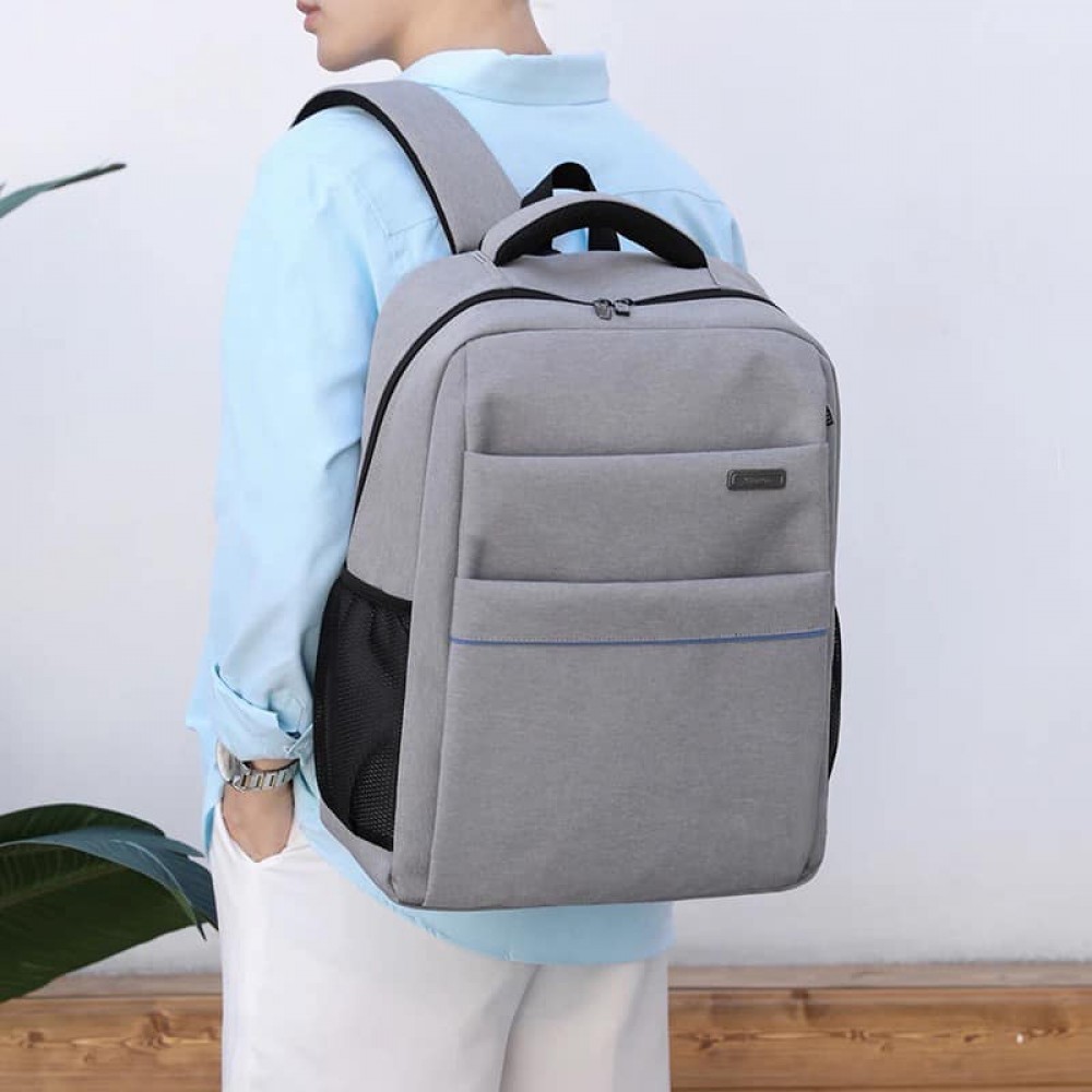 Laptop Bölmeli Sırt Çantası Promosyon - Gri