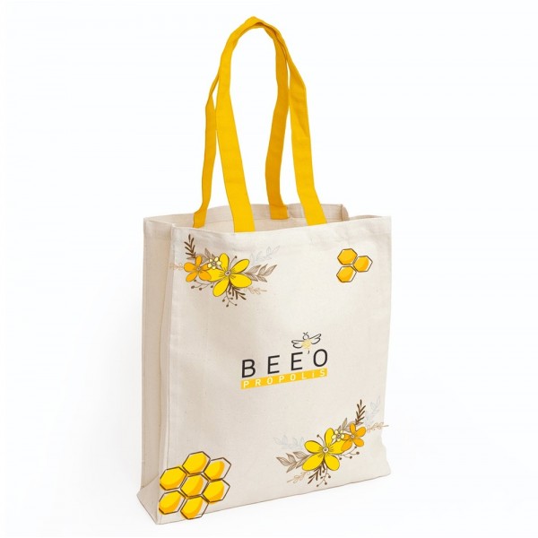 Renkli Saplı Bez Çanta Renkli Saplı Bez Çanta