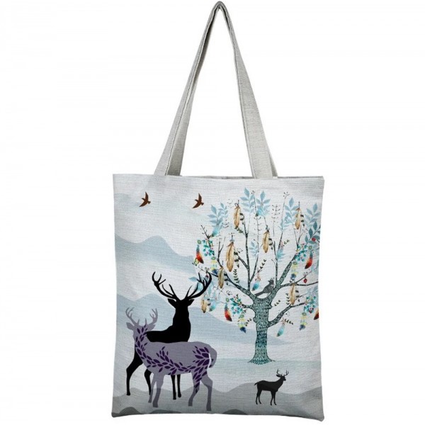 Dijital Baskılı Bez Çanta