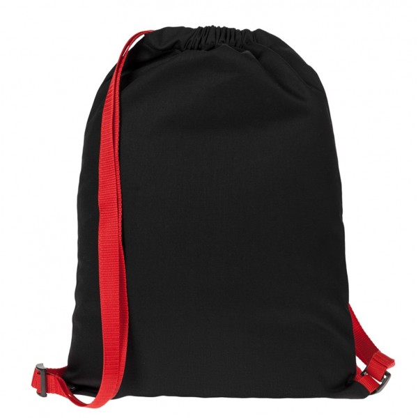 Siyah Kanvas İpli Sırt Çantası