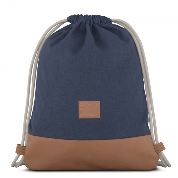 İpli Büzgülü Bez Sırt Çantası