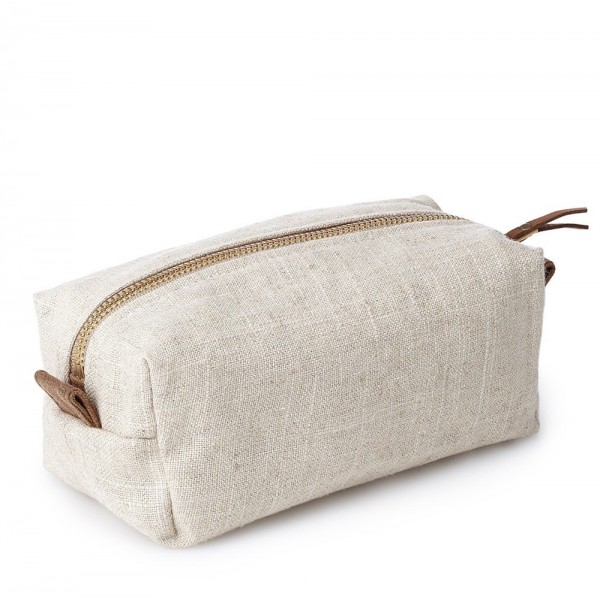 Baskılı Pamuk Kumaş Makyaj Çantası