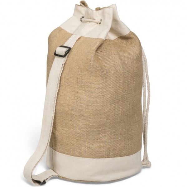 Organik Jüt Kumaş İpli Spor Çantası