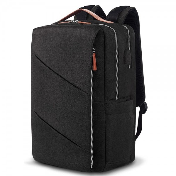 Promosyon USB'li sırt çantası 17 İnç Siyah